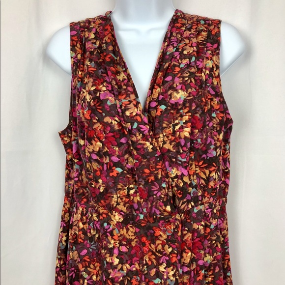 J.Crew rayon sleeveless wrap dress 10 - Picture 2 of 5